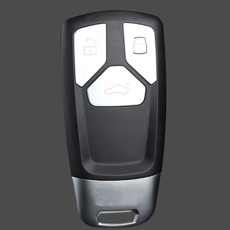 3 Buttons Remote Key Shell Case For Audi TT A4 A5 S4 S5 Q7 SQ7 A4L 2016 2017 2018 2019 Car Key Replacement Blank Car Accessories
