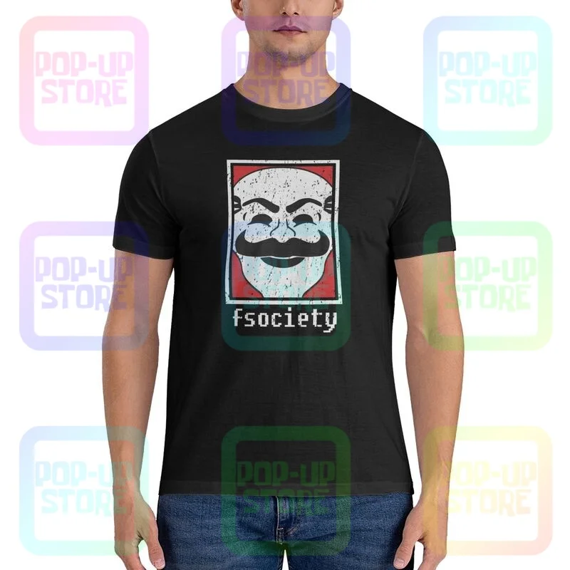 Mr. Robot Logo - Symbol Hacker Virus Wurm Malware Tv Series Shirt T-shirt Pop Trendy Harajuku Hot Deals Tee