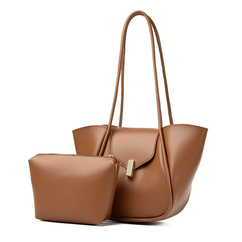 Women's Large Capacity Tote Bag Professional Work Handbag Shoulder Bag with Spacious Interior, Synthetic Purse for Office Travel