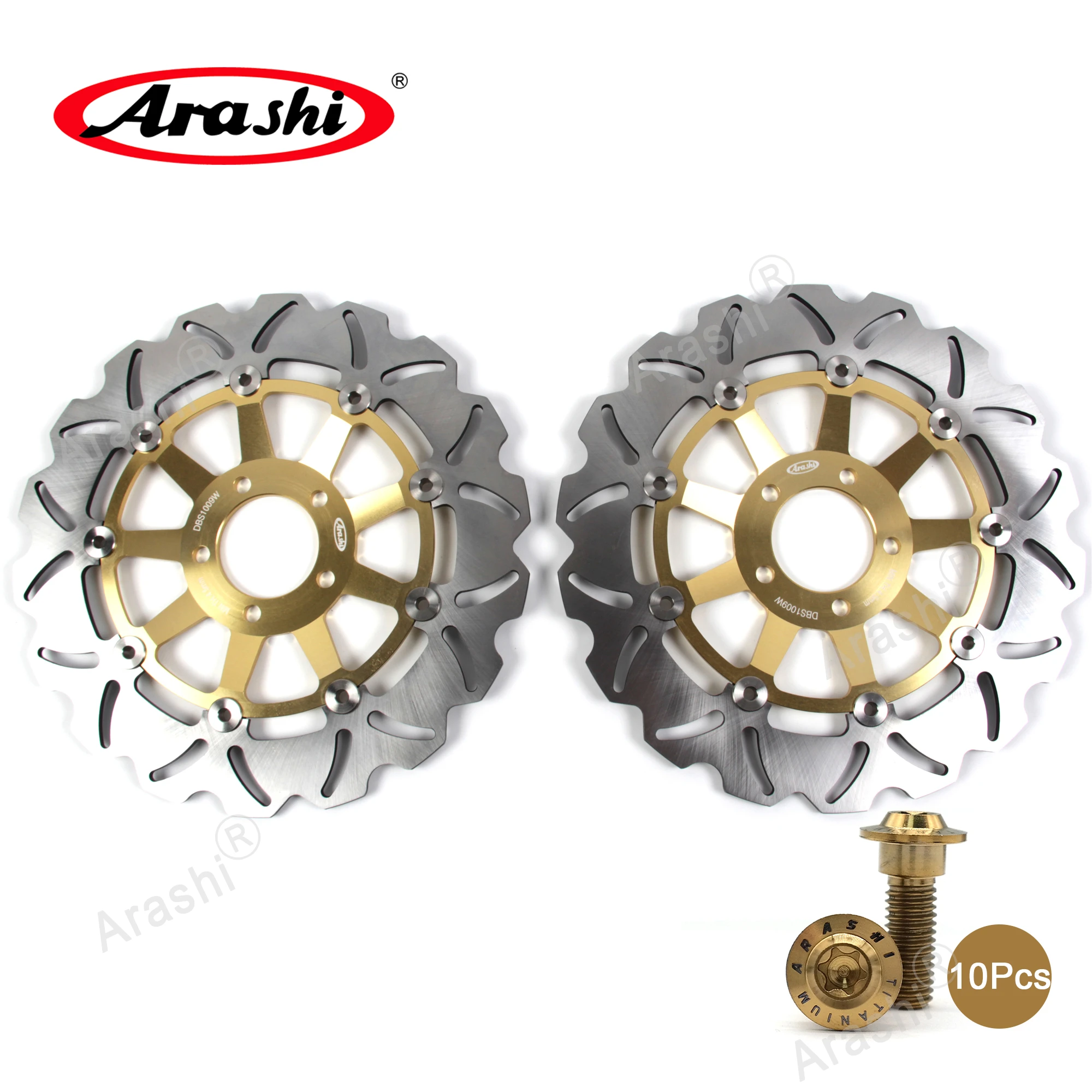 

ARASHI ZRX R /ZRX S 1200 Front Brake Disc CNC Brake Disks Rotors For KAWASAKI 2001 2002 2003 2004 2005 2006 ZRXR ZRXS