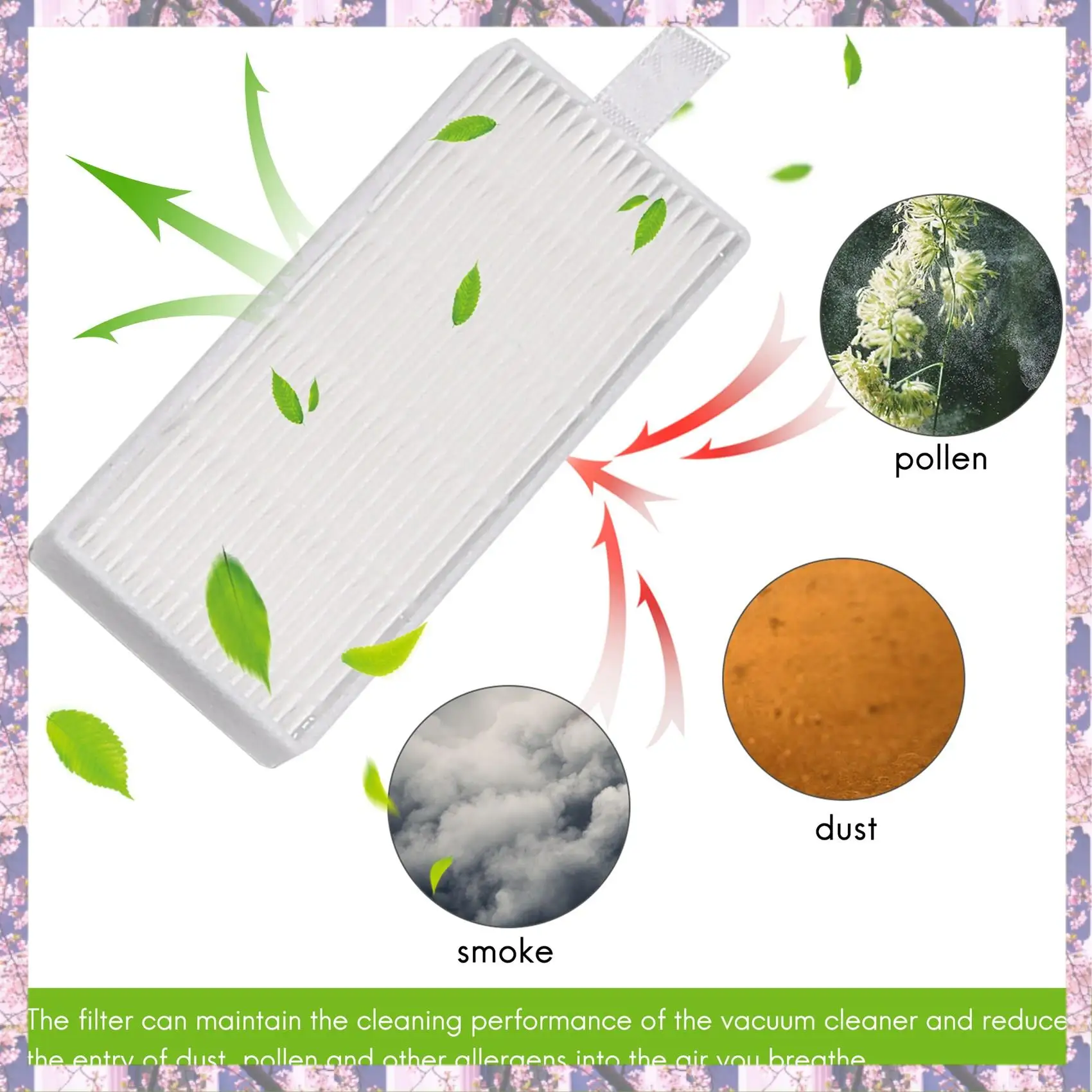 L73A 2025-Filter+Brushes+Mop+Sponge For Ecovacs Deebot Cen663 Cen664 Dm82 Vacuum Cleaner