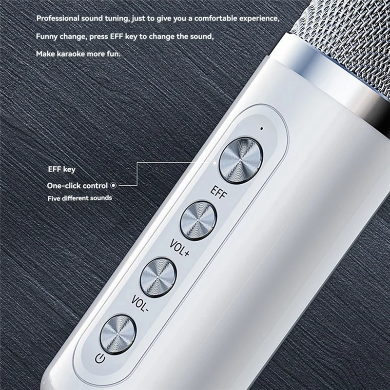 

KD-203 Karaoke Set Karaoke Speaker Wireless Bluetooth Dual Microphone Speaker Microphone Machine-Y41A