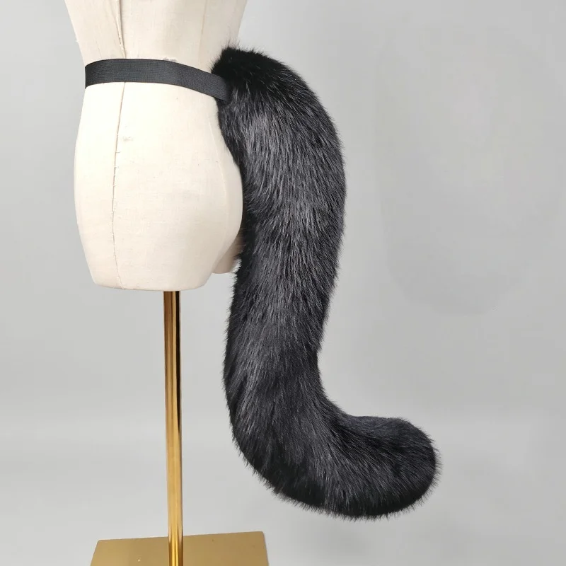 New Winter Dark Y2K Punk Cat Hat Wolf Cat Furry Ears Plush Headgear Earmuff Hat Halloween Gothic Dark Fursuit Cosplay Props