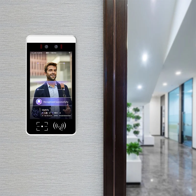 Tendcent Android Face Recognition Access Control Attendance Machine Support NFC QR IC/ID Card Reader OEM/ODM Customization Reset