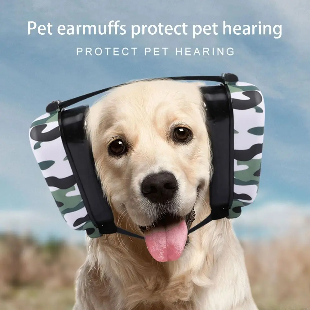 

New Noise Protection Dog Ear Muffs Anti-noise Anxiety Relief Dog Headphones Hearing Protection Dog Ear Covers Pet