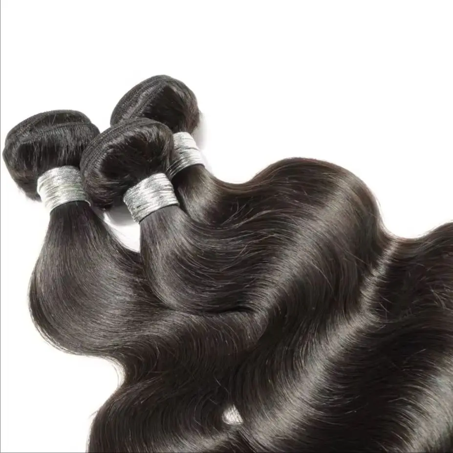 

100% Remy Hair Body Wave Human Hair Bundles Brazilian Hair Extensions Hair Weaving 1/3/4 Bundles Natural Black Hair Weft