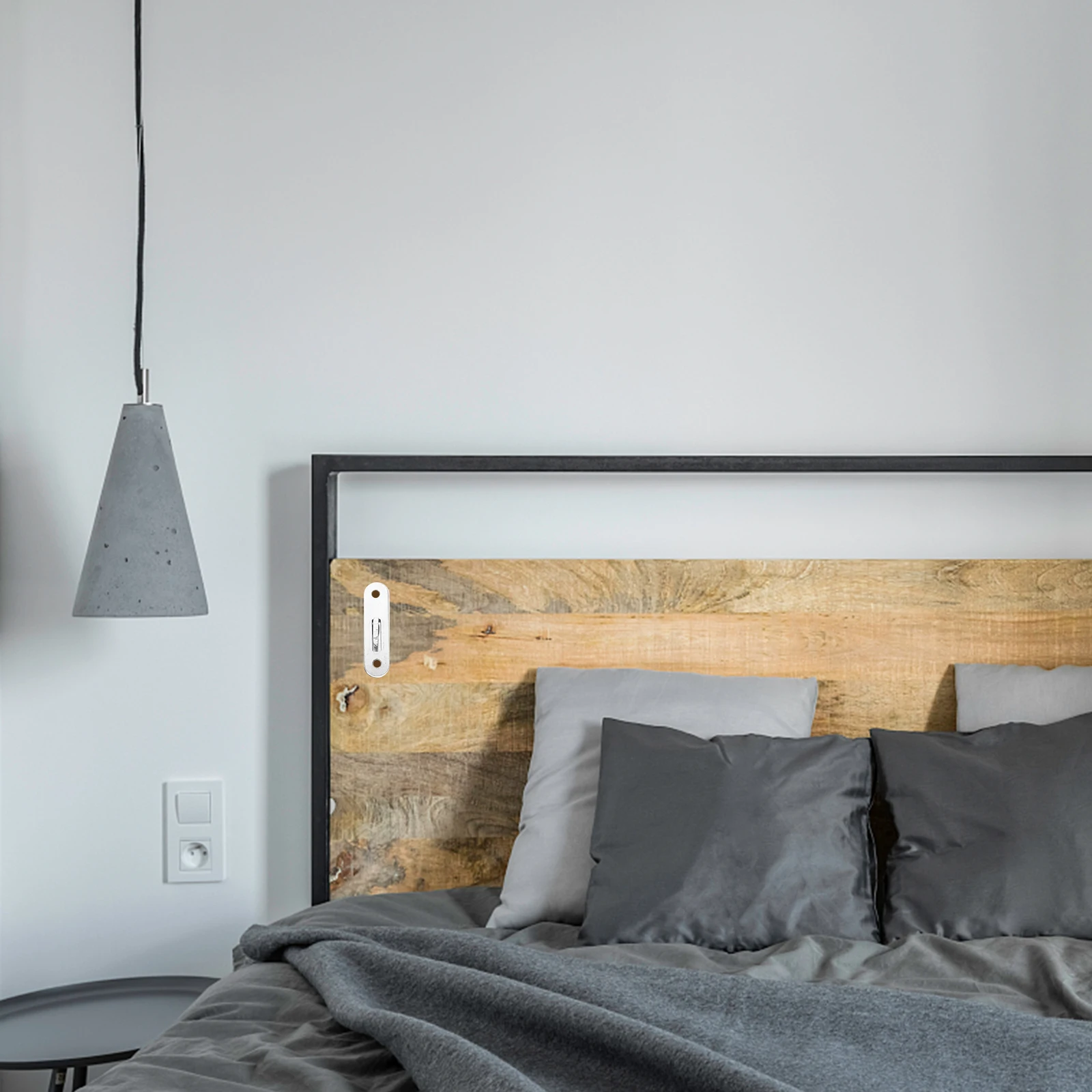 

4 Pcs Rail Hook Bed Hanging Sheet Insert Bed Rail Plate Accessories Wood Hook Bracket Rust Prevention Furniture Legs