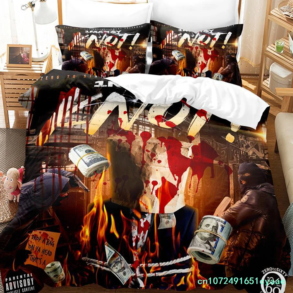 RIP Jaydayoungan Bedding Set Single Twin Full Queen King Size Bed Set Aldult Kid Bedroom Duvetcover Sets Anime Parure De Lit Bed