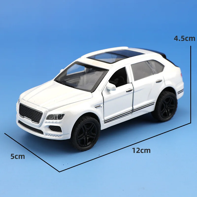 1:36 3 도어 풀백 합금 시뮬레이션 오프로드 차량 모델 어린이 소년 장난감 장식 선물 국경