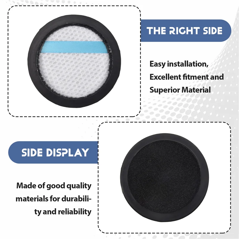 مجموعة فلاتر HEPA المتينة للمحرك المسبق للمكنسة الكهربائية اللاسلكية AEG ASKW4 - للمكنسة الكهربائية اللاسلكية AEG 8000