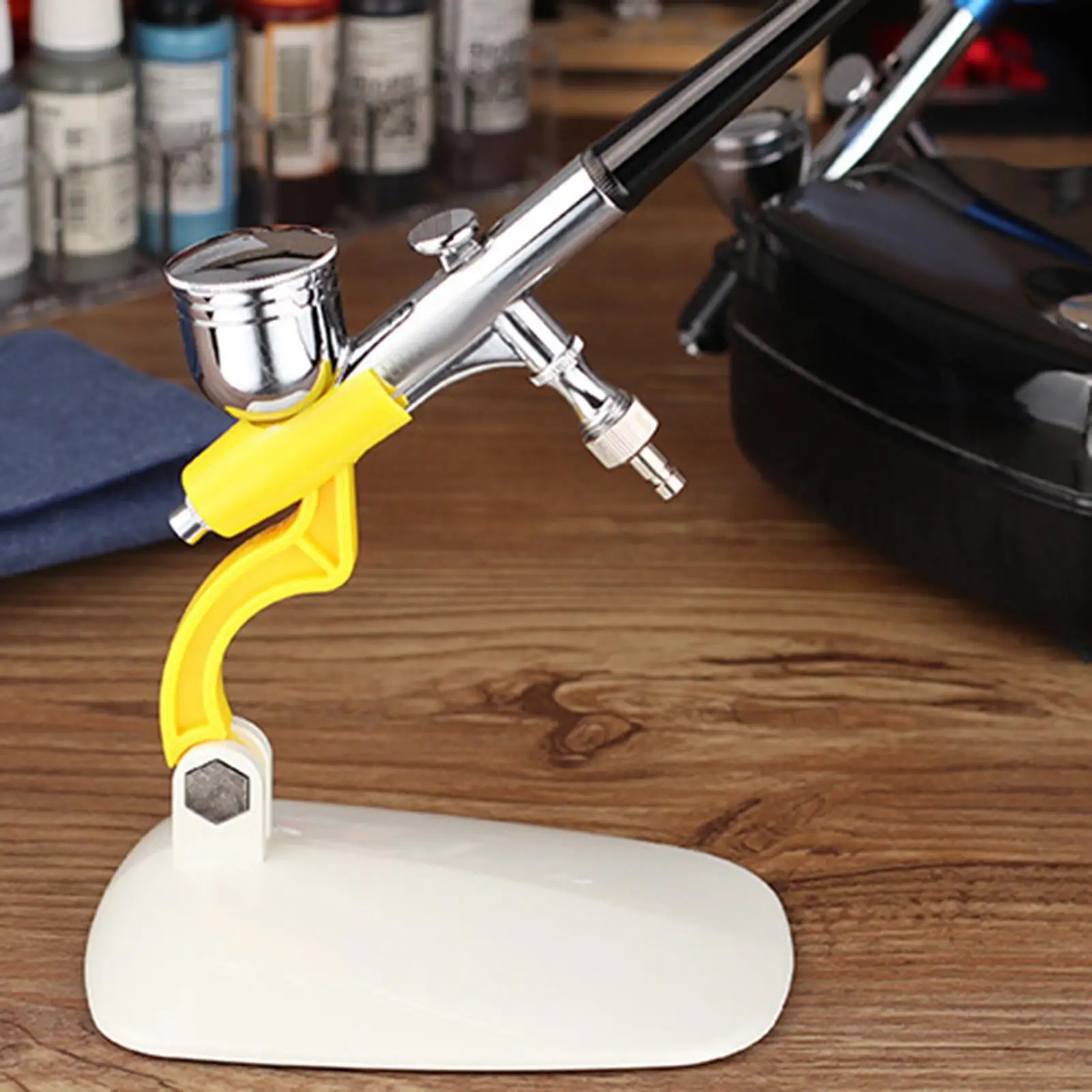 DIY Painting Desktop Airbrush Stand Lightweight Multicolor Storage Rack for Universal Stable Pen Support