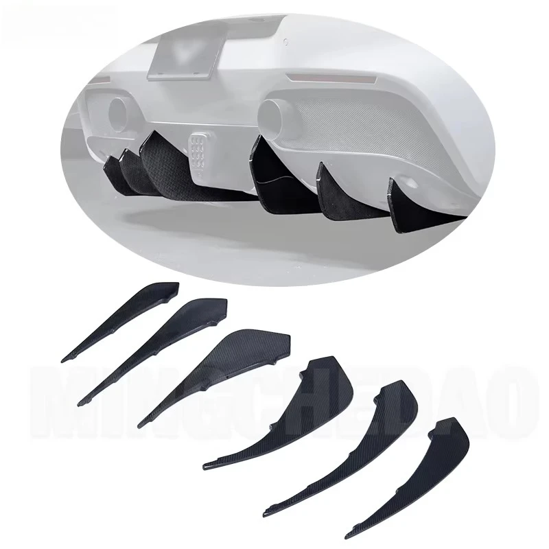 

Vorstein Style Carbon Fiber Rear Diffuser Fins Canards for Ferrari 488 Gtb and Spider Bodykit