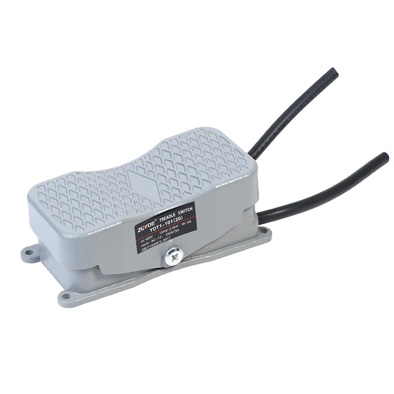 {NN72} 1 Pc YDT1-101 Foot Switch Pedal Foot Control Reverse Switch 250V 5A Double Control