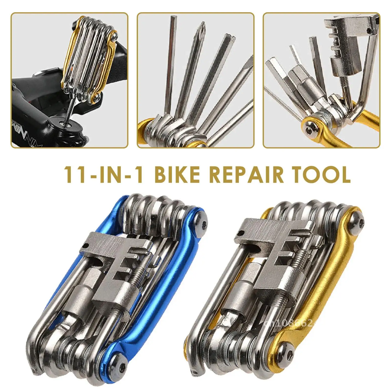 Bike Bicycle Tools Maintenance Tools Color Aluminum Alloy Combination Mtb Mountain Bike Repair with Chain Cutter Repair Set