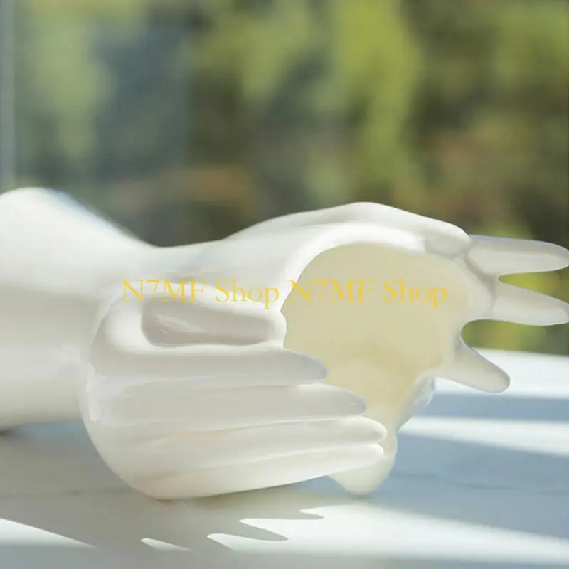 

N7MF Face Flowerpot Silicone Mold Planter Concrete Mold Pen Holder Mold