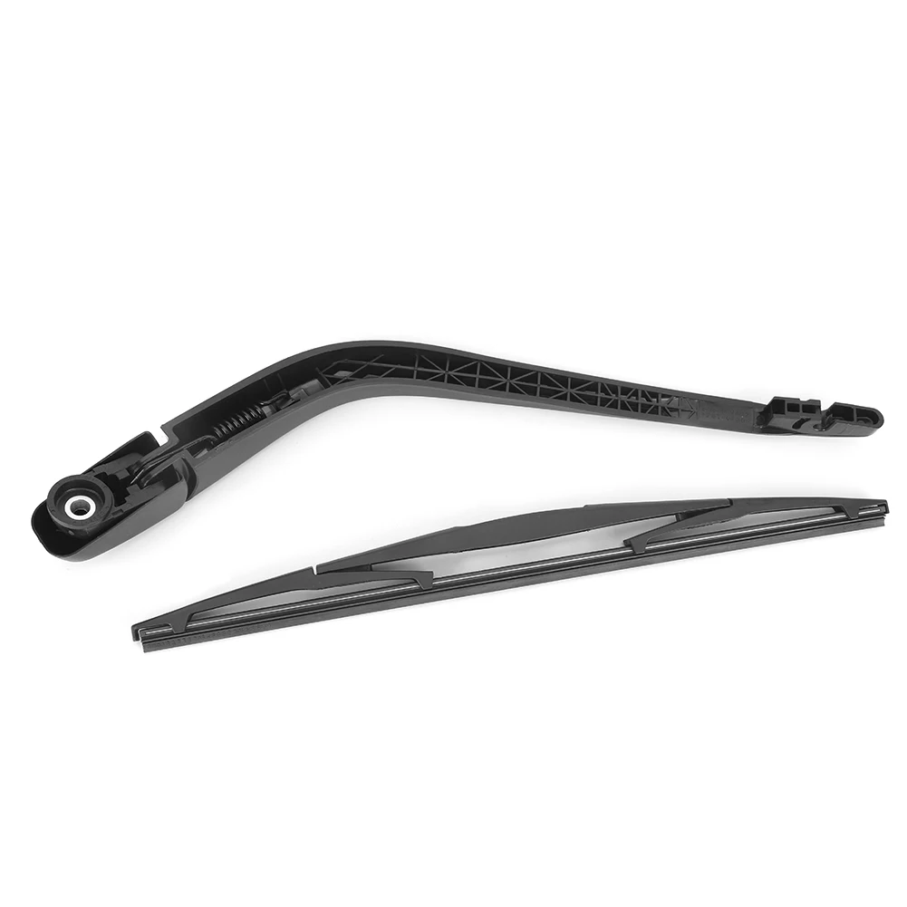 Black Rear Windshield Windscreen Wiper Arm & Blade Set Fit for Honda JAZZ/FIT 2002-2008 Rear Wiper Arm Rear Wiper Arm Blade