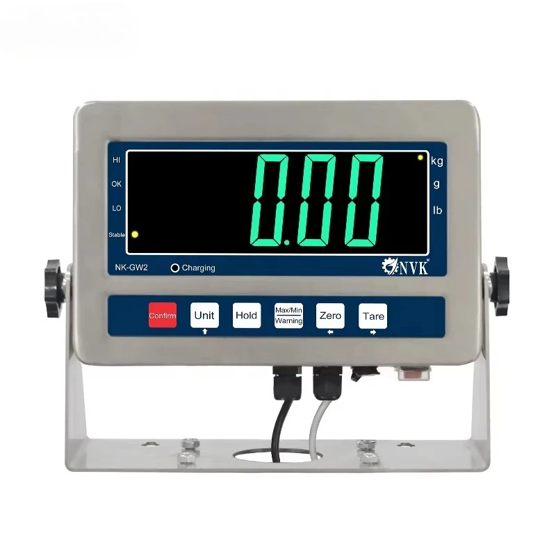 Large LCD Display Stainless Steel Waterproof Digital Weighing Indicator for Industrial Scales