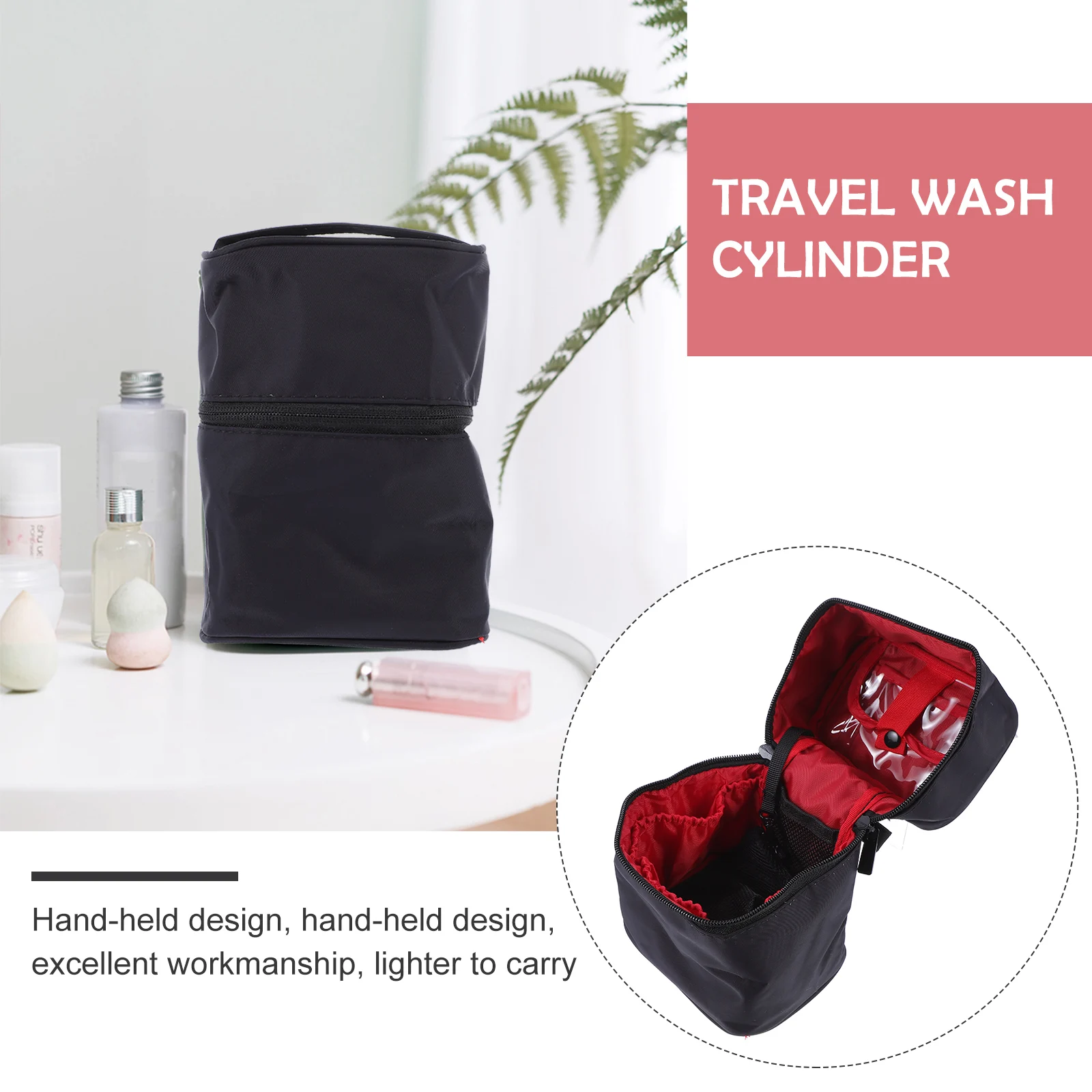 

Travel Toiletry Bag Cosmetics Pouch Girls Make up Organizer Sturdy Tote Bags Portable Storage Hand Bag Outdoor Use Durable