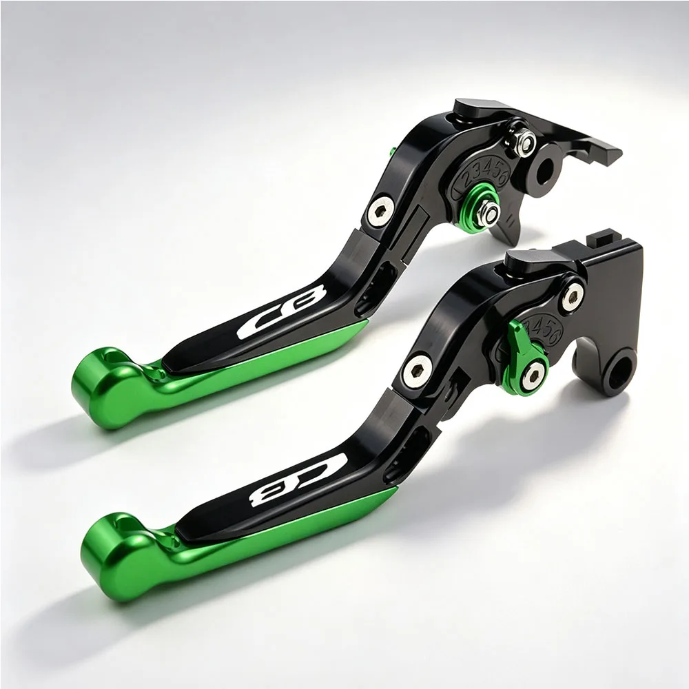 For Honda CB900 CB750 Nighthawk CB500 CB400 CB919 1991-2014 Brake Clutch Levers CNC Aluminum Adjustable Folding Pair Set Kit