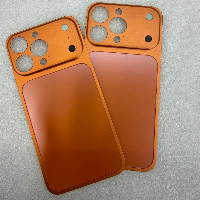 Funda de teléfono Original AG mate ultrafina y suave con placa trasera para iPhone 16 15 14 13 Pro Max pegatina brillante gira al instante 17