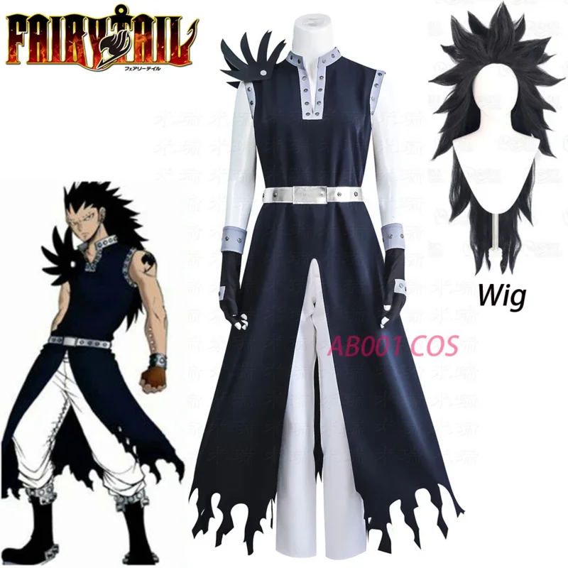 Anime  Gajeel Redfox Cosplay Costume Gajeel Redfox Cos Clothes Halloween Costume For Women Men Cos Clothes YW