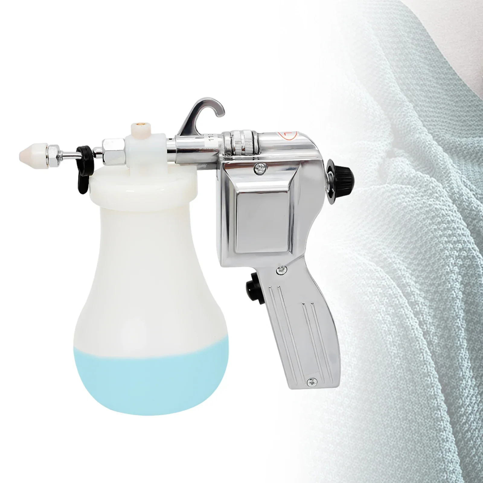

%a Textile Spot Cleaning Spray Gun Adjustable Nozzle 110V Screen Printing Pressure Spot Remover Gun