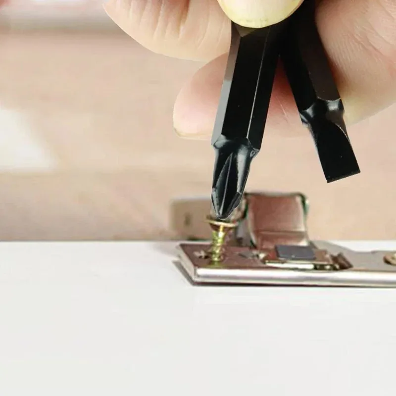 Não em estoque. fora do estoque.. Conjunto de chave de fenda de chaveiro Conjunto de chave de fenda 2 em 1 com cabeça chata e broca Phillips prático multi para