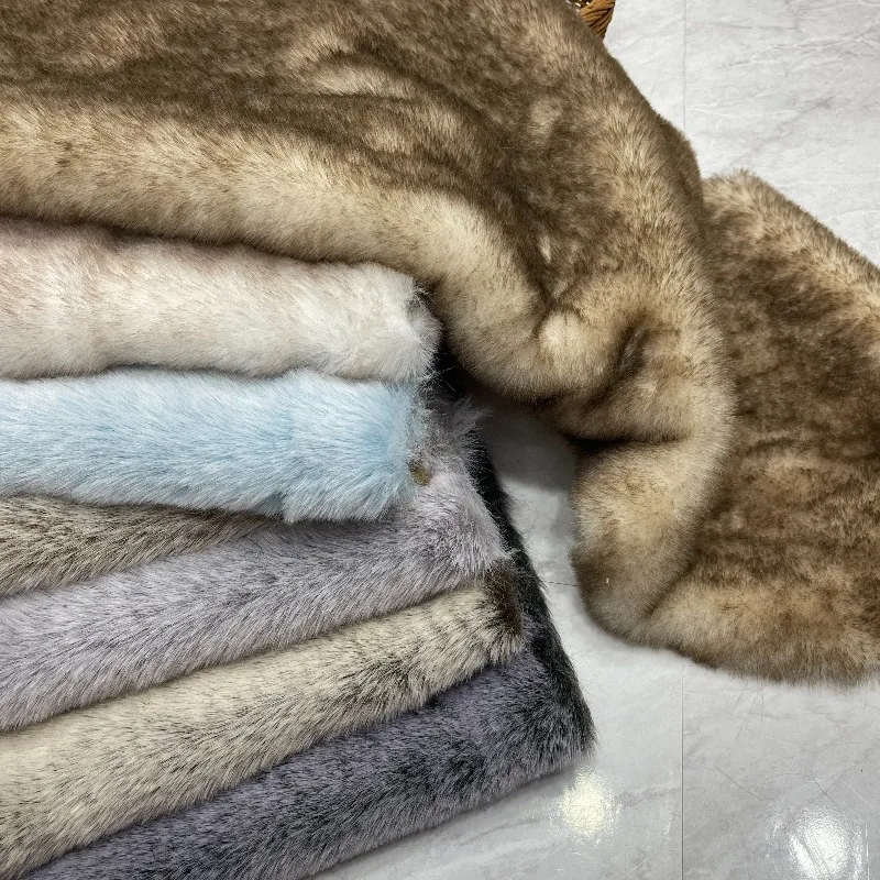 

15mm Long Plush Soft Thick Warm Fabric for Clothing Coat Decoration Doll Toy Cloth Diy By The Yard Sewing Material