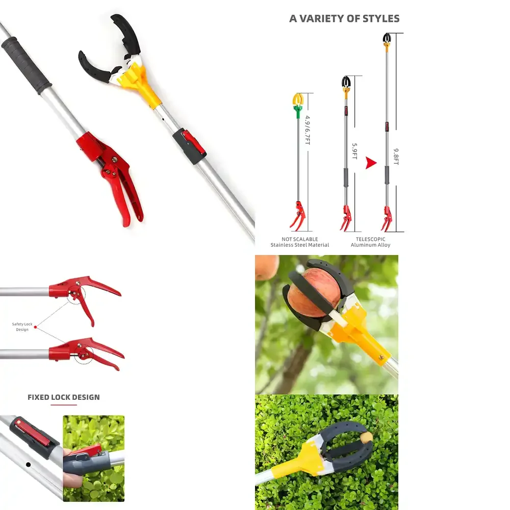 

Горячая новинка: Телескопический плодосборник Exten-hiclean из нержавеющей стали с резиновым захватом для сбора персиков, для фермы и сада