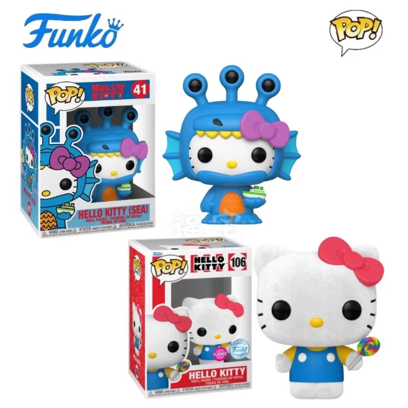 

Funko POP Original Hello Kitty Anime Figure 41#106# Action Figure Toys for Boys Girls Gift Collectible Model Ornaments