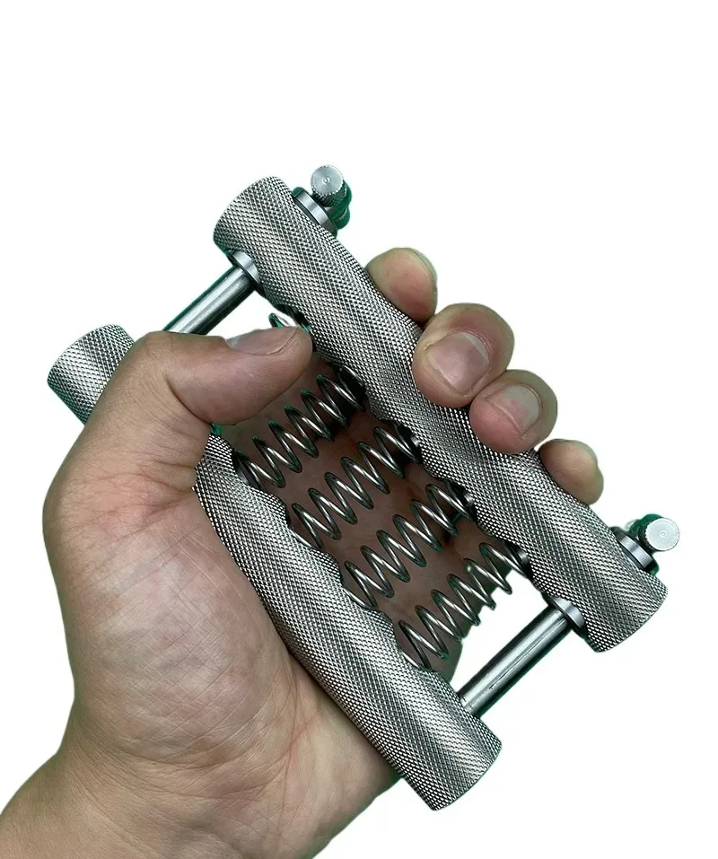 Adjustable 304 Stainless Steel Heavy Weight Hand Grip , Portable Men's Finger Strength Workout, Hands Muscle Developer