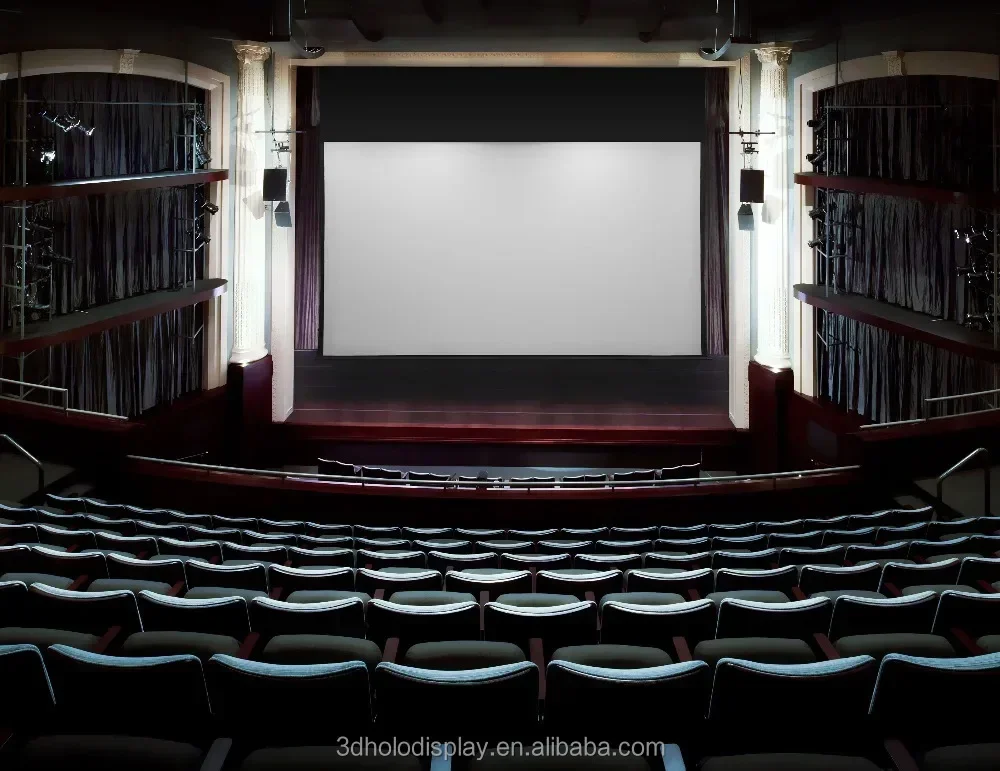 300 Inch Electric Projector Screen Motorized Projection Screen for large stage