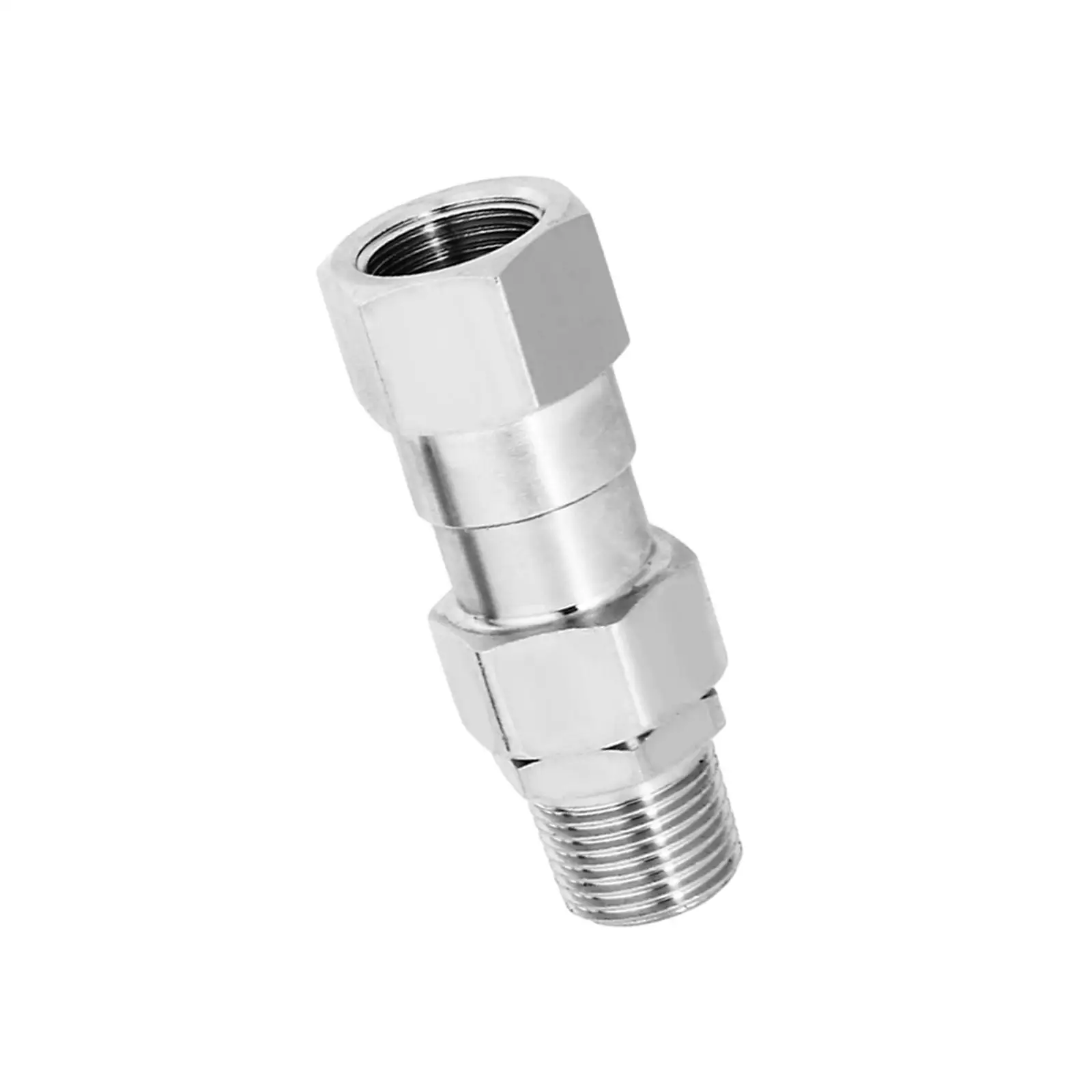 Quick Connect Pressure Washer Adapter Set Rustproof Steel Swivel Joint for Car Wash Machine Portable High Pressure Washer Lawn