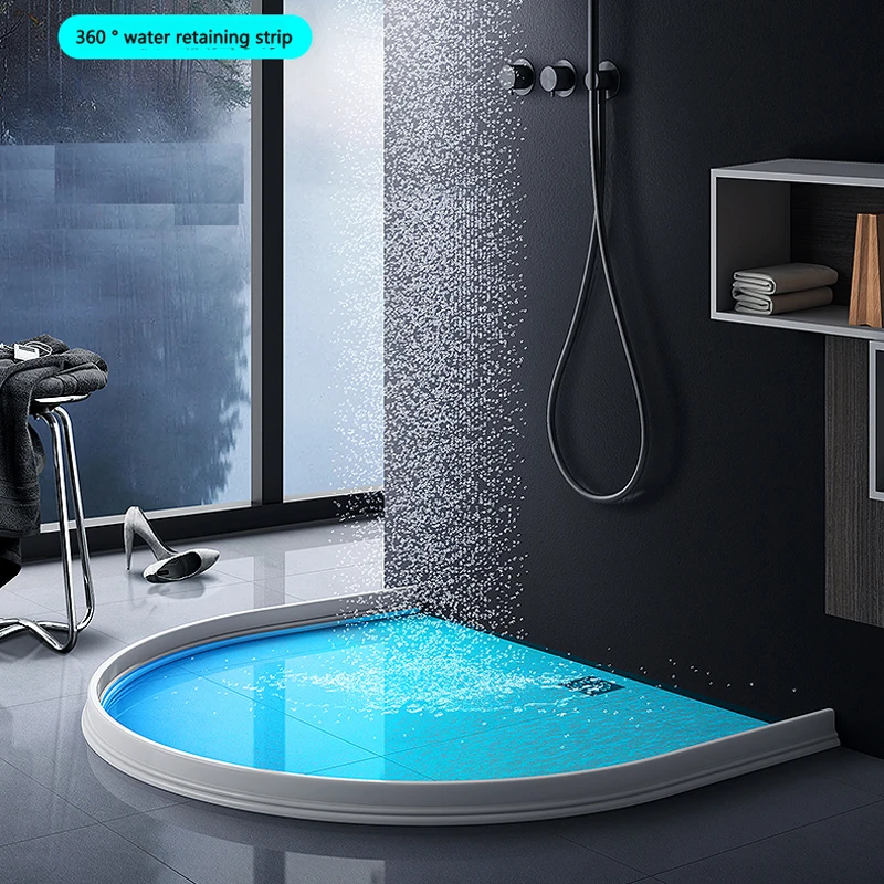 3D PVC Wall Gap Decorative Soft Line Self-Adhesive Interior Corner Decor Strip Concave Decor Line Ceiling Baseboard 3D Sticker