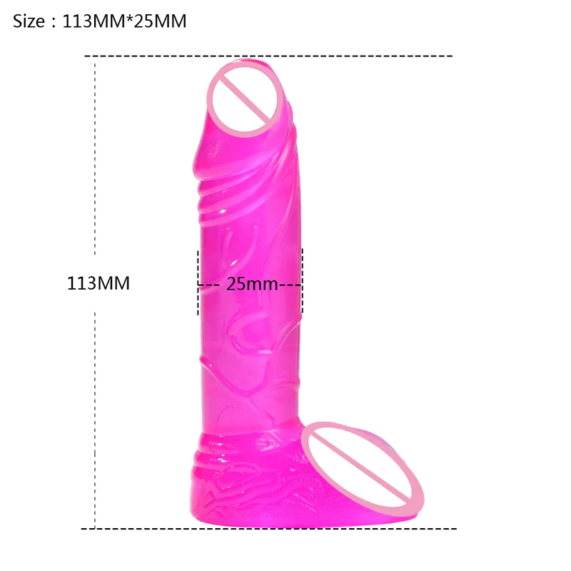 Mini consolador de TPE para mujeres, pene pequeño suave, Artificial, Vaginal, Anal, Juguetes sexuales femeninos, 18 + productos para adultos