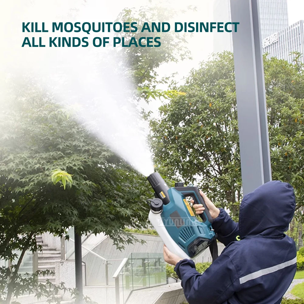 2L Capacity ULV Cold Fogger Electric Disinfection Sprayer Disinfecting Fog Machine Intelligent