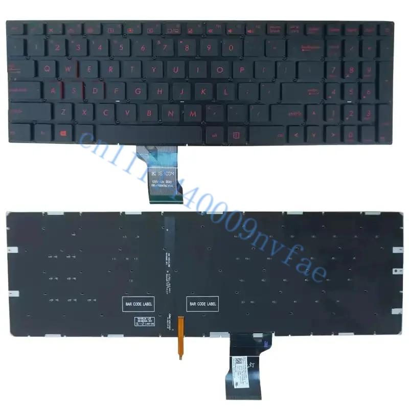 New For Asus ROG Strix GL702VM GL702VM-DB71 GL702VT GL702VS GL702VS-AH73 GL702ZC GL702ZC-WB74 Series Keyboard US Backlit 0.3