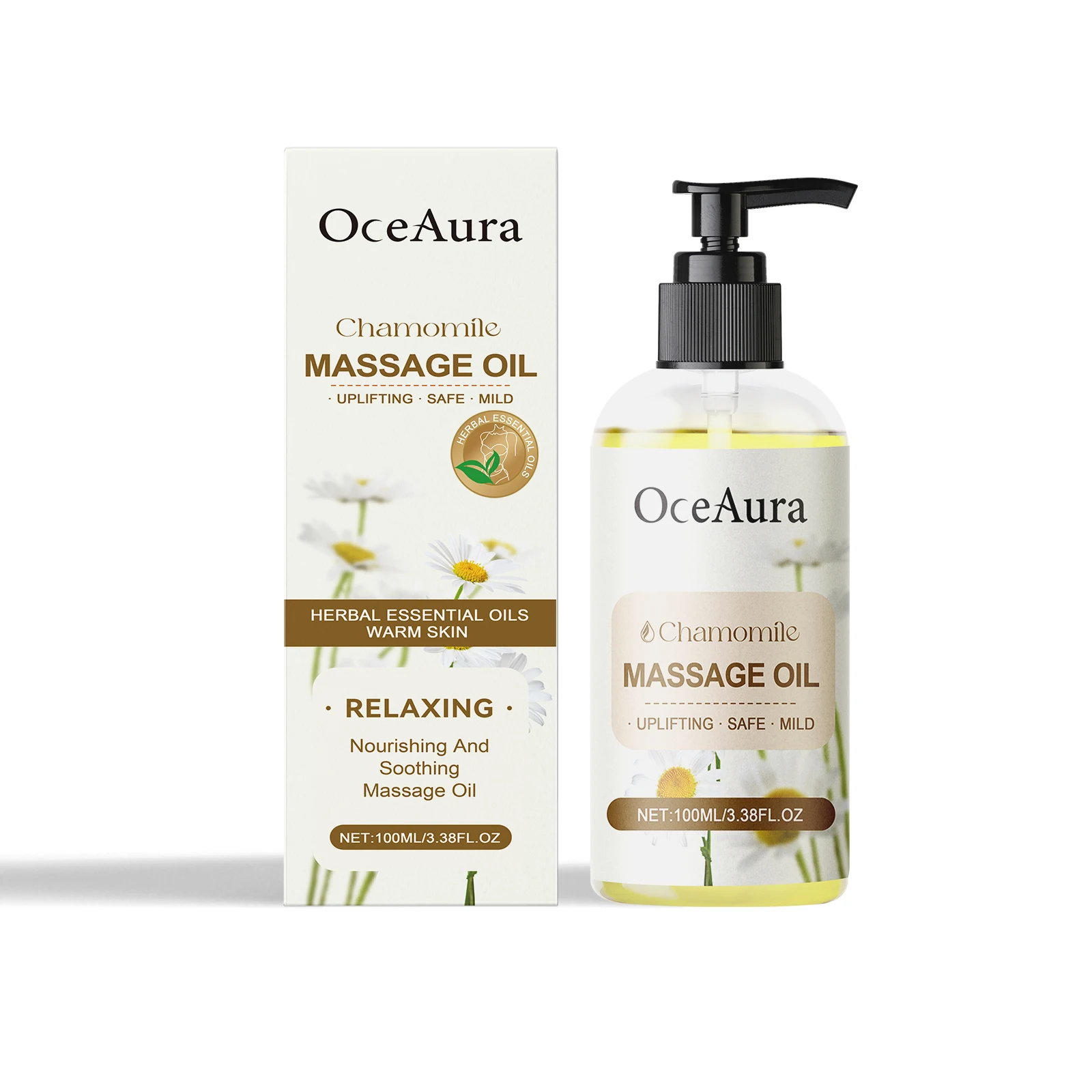 

OceAura Chamomile Body Essential Oil Hydrating And Moisturizing Body Moisturizing Massage Essential Oil For LongLasting