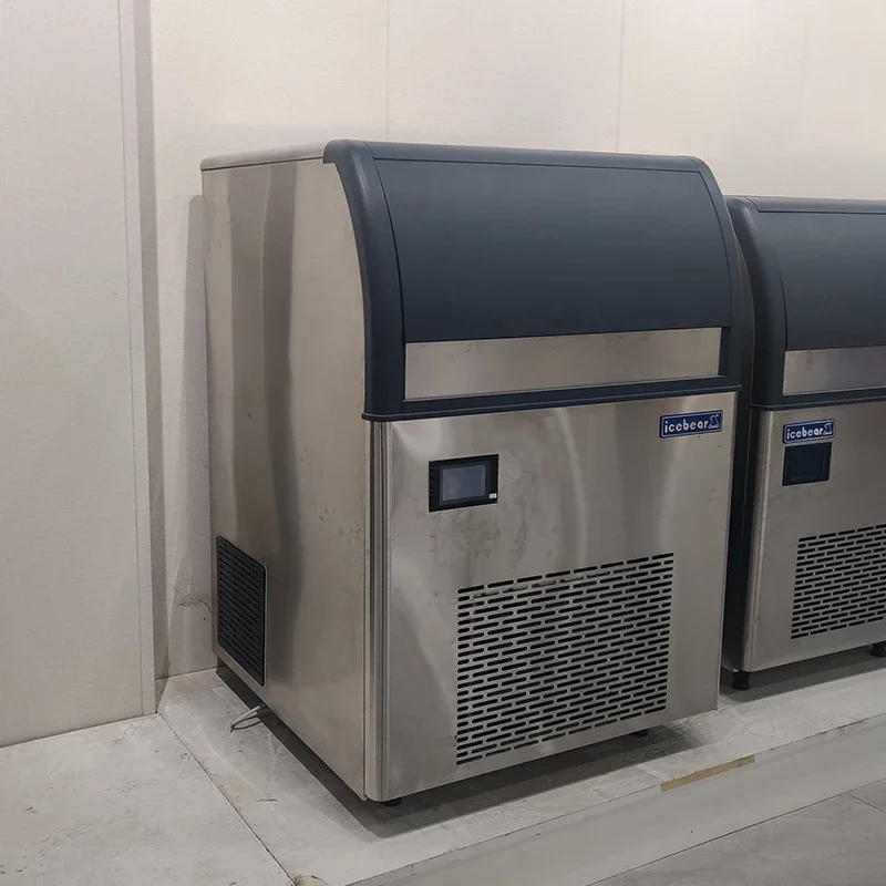 

【Hot】Ice Maker 60kg Automatic Home Commercial Small Ice Cube Block Making Machine Ice Maker Machine for Business Sale Food Bever