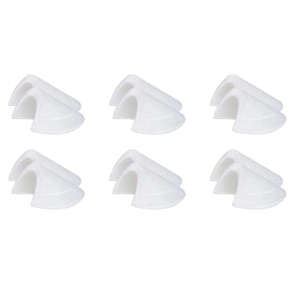 6/9/12Pairs 1/2'' Sewing Shoulder Pads Women Men Shoulder Pads Foam Pads For Knitwear Blazer Coat T-Shirt Clothing Garment image 3