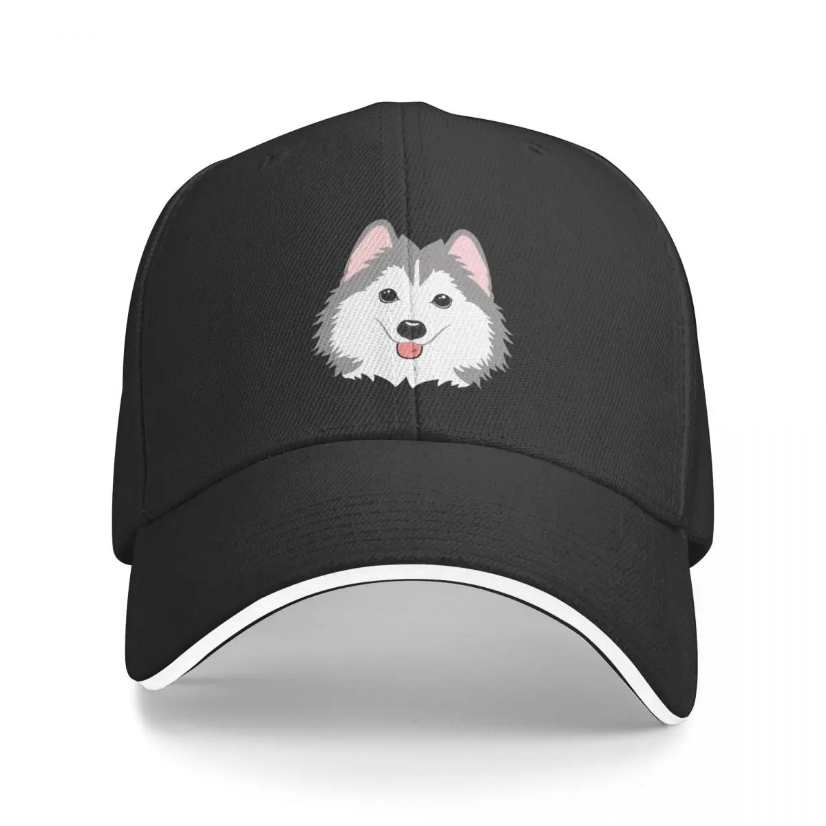 

Love Gray Pomsky Pomeranian Husky Baseball Cap Dropshipping Hat Luxury Brand Fishing cap Snap Back Hat Men Caps Women's