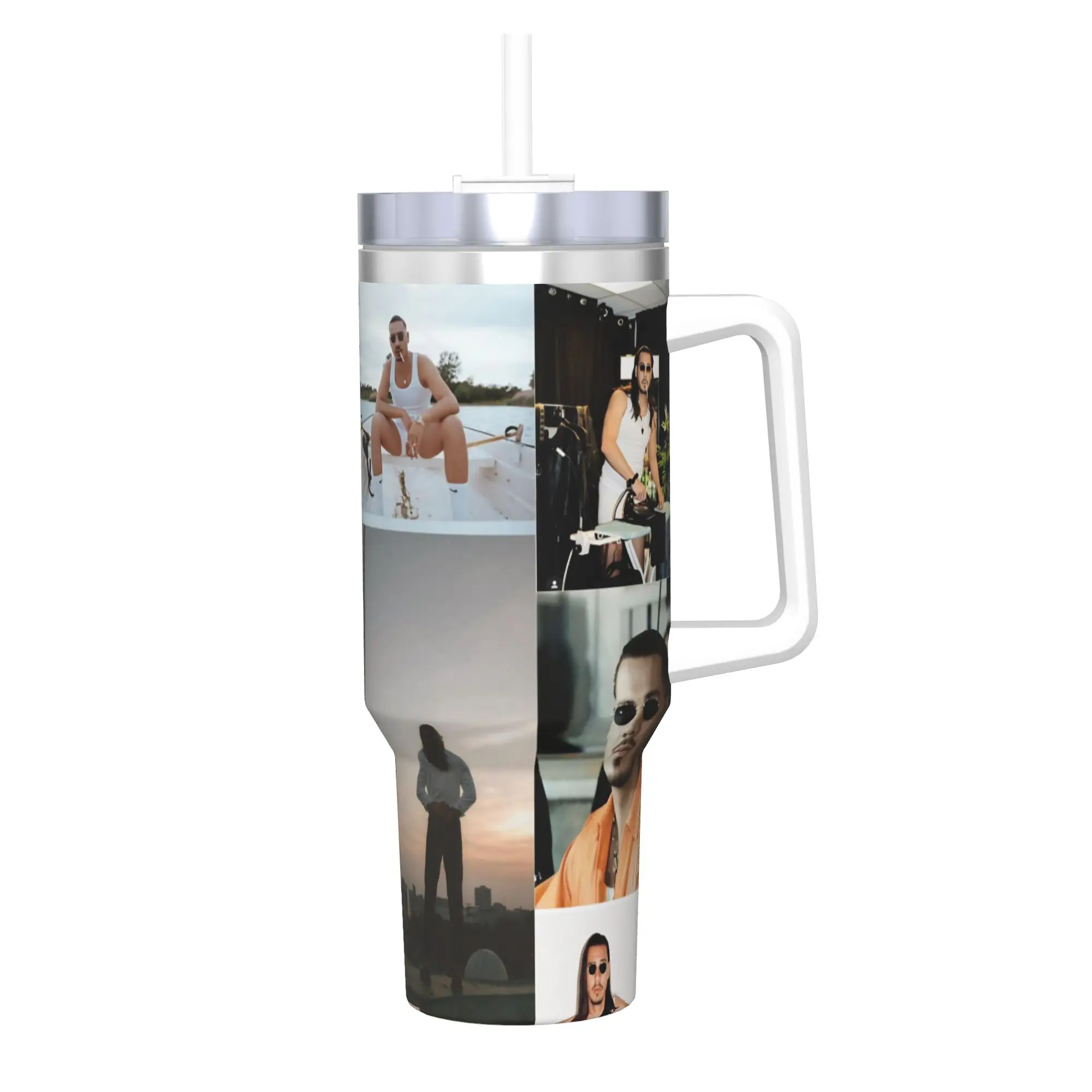 Apache207 Rapper Tumbler 40oz Stainless Steel Double Wall Vacuum Insulated  Tumblers Mug With Straw