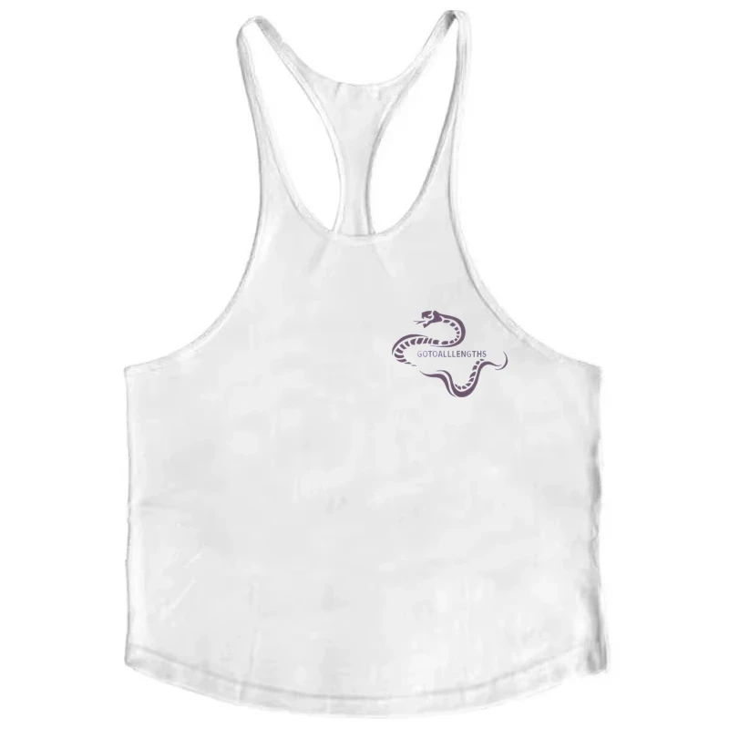 Stringer Gym Tank, Snake - Inspired Fitness Vest, Structured for Intense Workout Muscle Gains