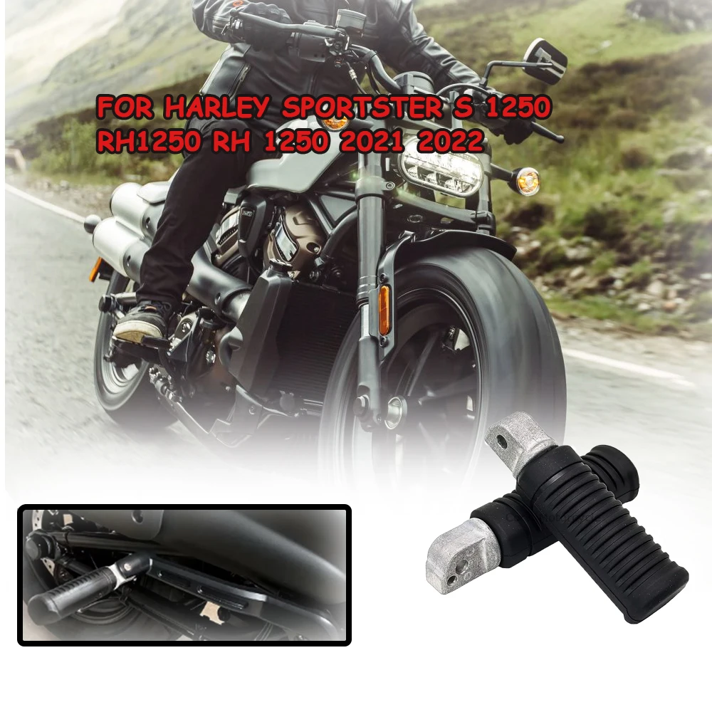 

New motorcycle accessory black anti slip rear foot pedal RH1250 suitable for Harley sports car S 1250 RH1250 RH 1250 2021 2022