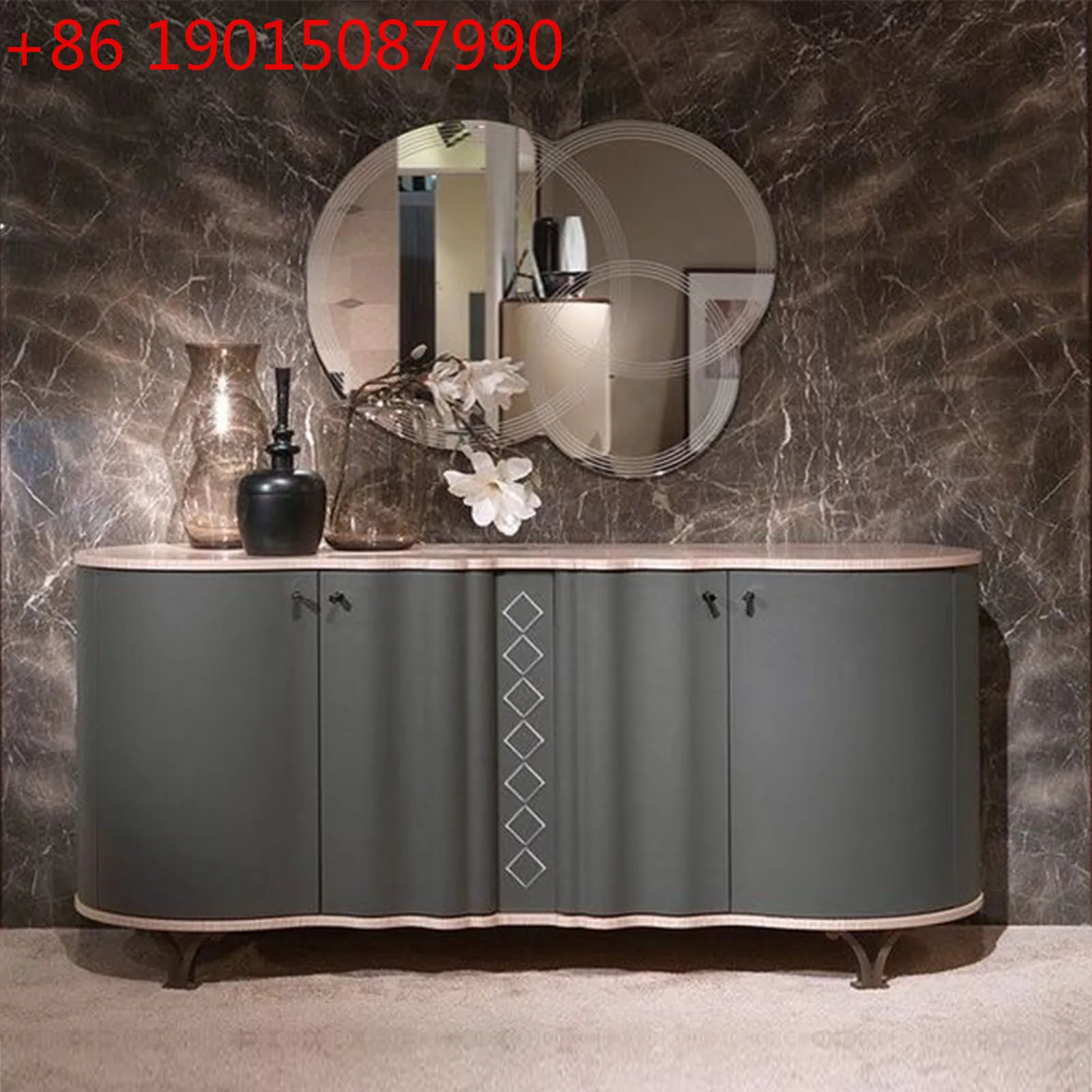 

Entrance rounded corner curved living room partition low cabinet bedroom TV creative shoe cabinet storage coffee table