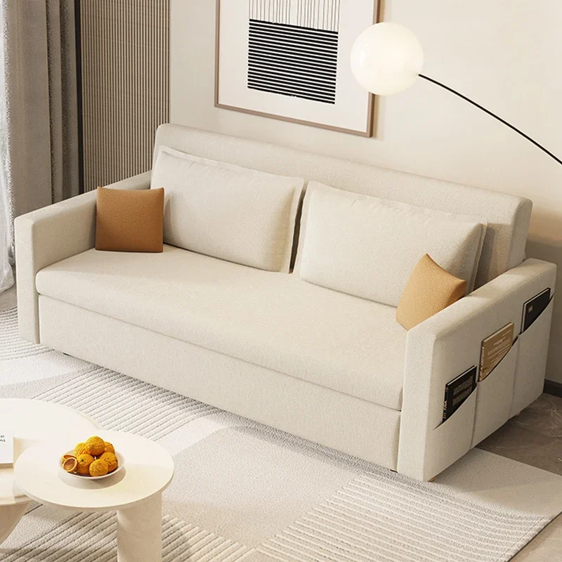 Women Simple Soft Sofas Foldable Relax Sleeping Lazy Living Room Sofas Foldable Recliner Princess Sillon Cama Trendy Furniture