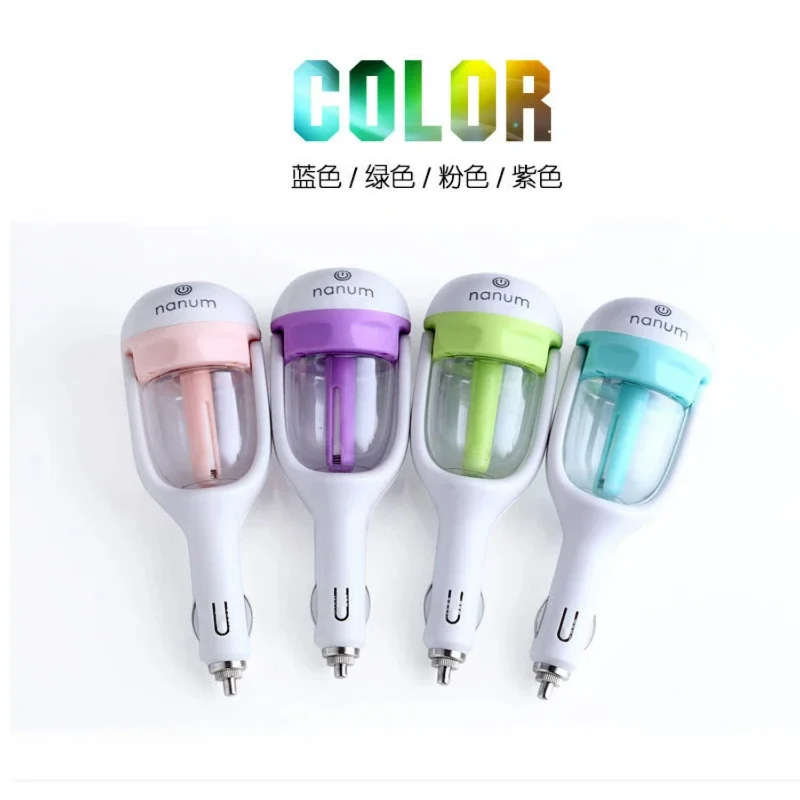 

Mini Car Air Humidifier Diffuser Essential Oil Ultrasonic Mist Purifier