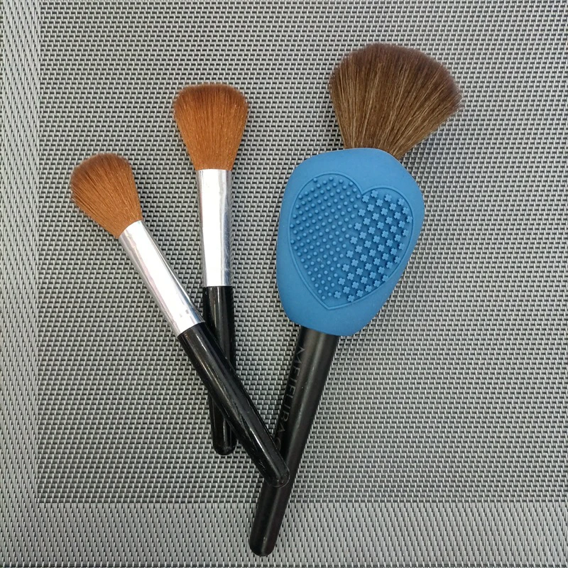 Makeup Brushes Cleaner 1pcs Silicone Pad Mat Cosmetic Eyebrow Brush Cleaning Tools Makeup Brush Scrubber Board Cleaner Tools