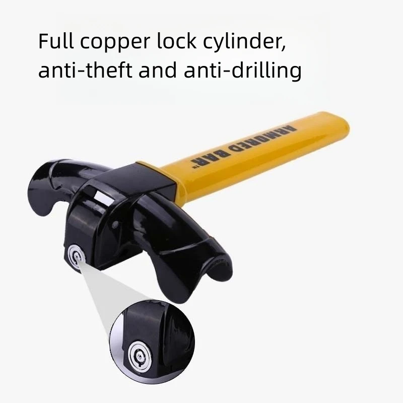 

New Car Steering Wheel Lock Full Metal Thickened Anti-theft Lock Car T-Lock Steering Wheel Lock