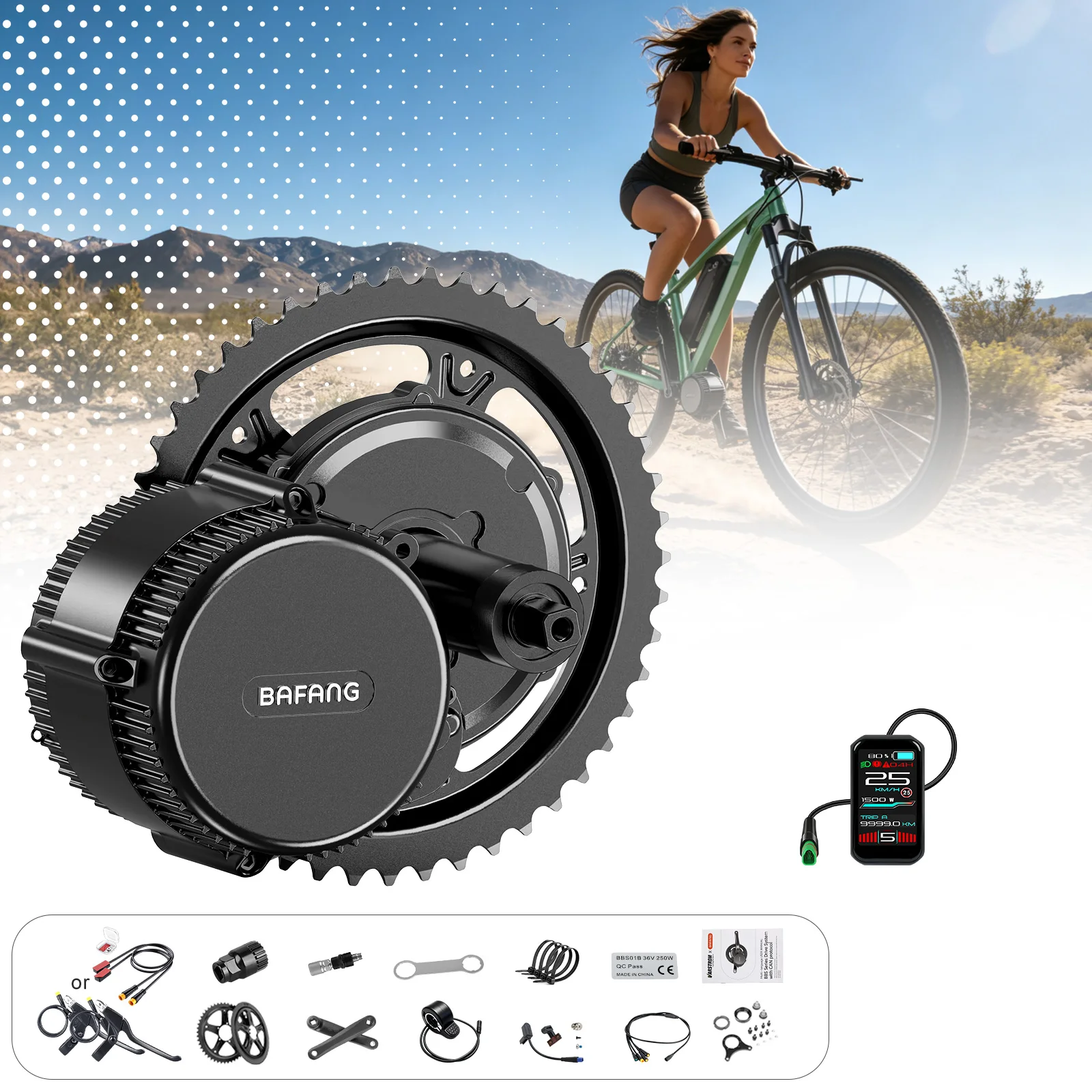 Bafang Bbs02B 48V 750W Mid Drive Kit - Bafang CAN 750W Mid Drive Motor